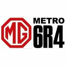 Metro 6R4 Logo Decals x2